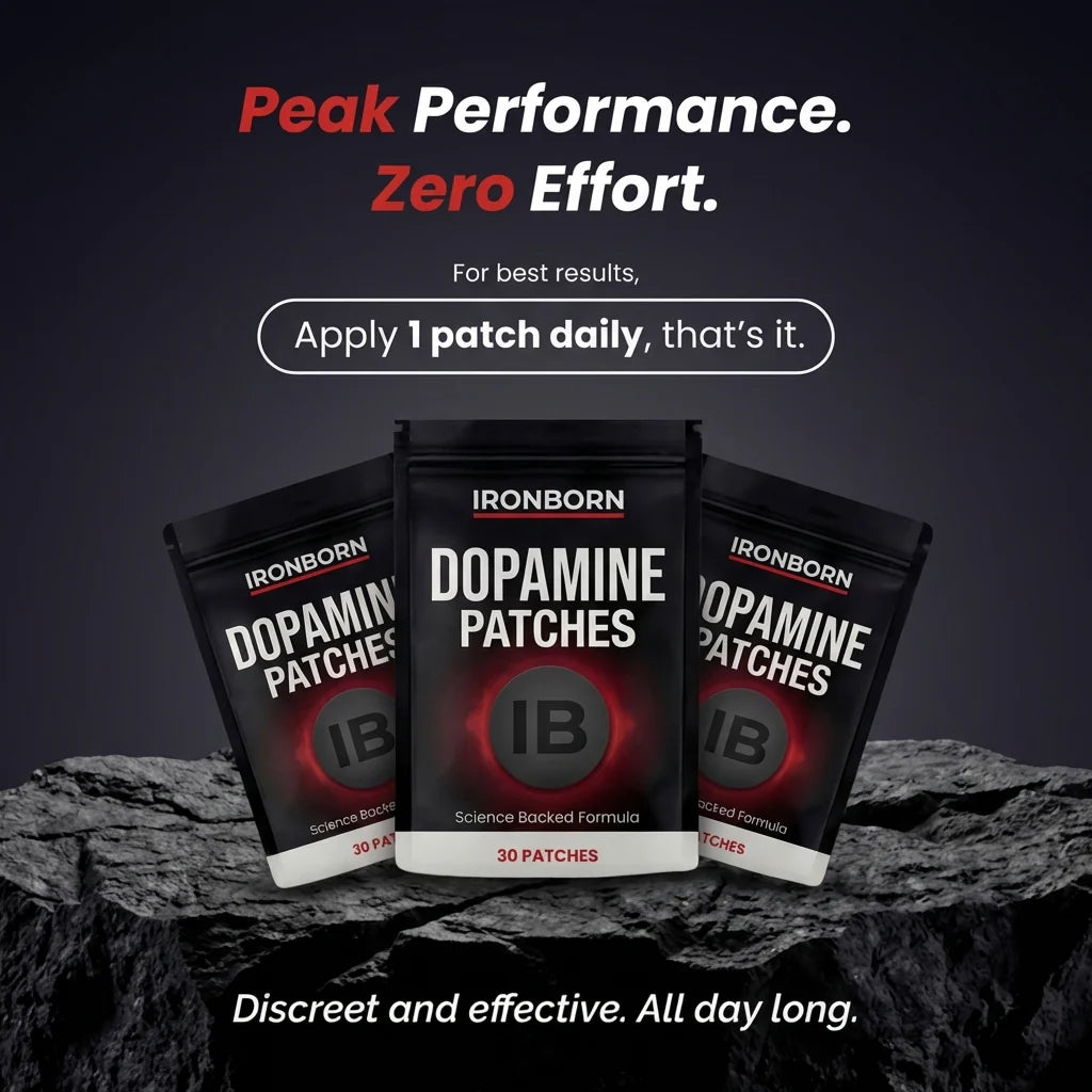 IronBorn Dopamine Patch — Focus, Energy, Libido & Confidence