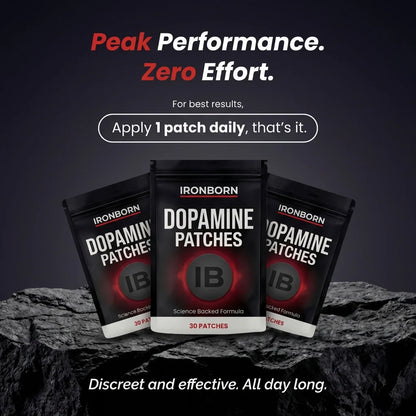 IronBorn Dopamine Patch — Focus, Energy, Libido & Confidence