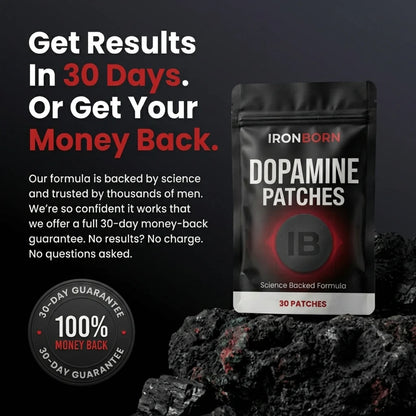 IronBorn Dopamine Patch — Focus, Energy, Libido & Confidence