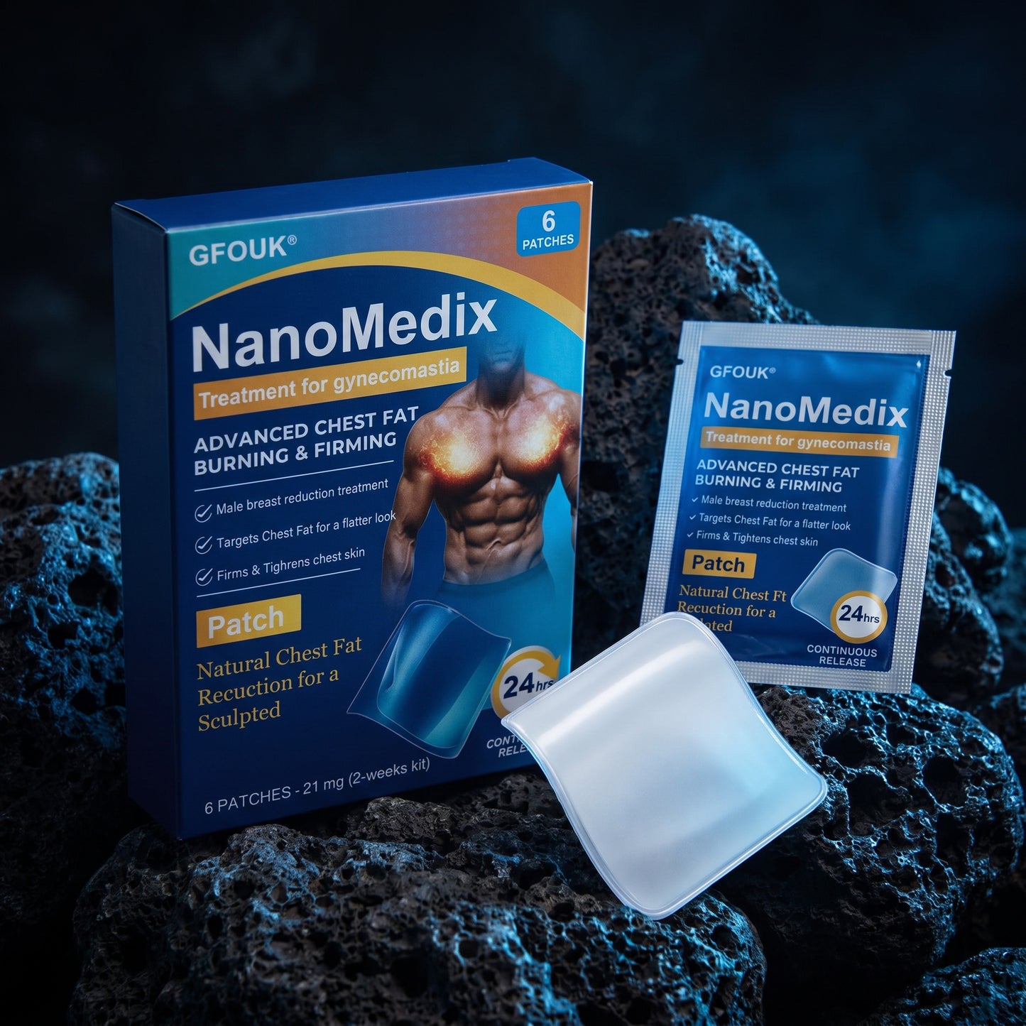 NanoMedix Chest Firming Fatburn Patch